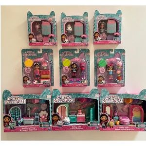 Gabby’s Dollhouse 9 piece bundle